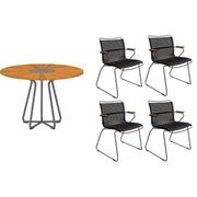 Houe Set - Tischmass Ø110 cm - 4 Personen 