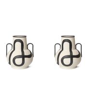 Trace Vase von im 2er Set von Ferm Living