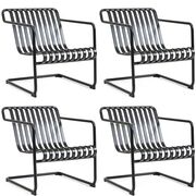 Niedriger Lounge Chair Palissade Cantilever 4er Set von Hay