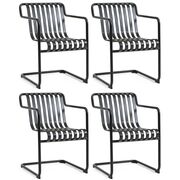 Outdoor-Dining Armlehnstuhl Palissade Cantilever 4er Set von Hay