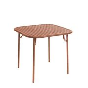 Quadratischer Lamellentisch Week-End von Petite Friture