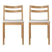 Esszimmerstuhl Boda mit Polsterung im 2er Set von Ferm Living