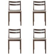 Esszimmerstuhl Boda mit Polsterung im 4er Set von Ferm Living