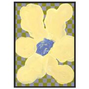 Gemälde Flowers with Checks 04 von Paper Collective