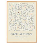 Gemälde Flores Nocturnas 01 von Paper Collective