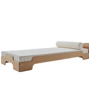 Einzelbett: Klassik Stapelliege in Holz von Müller Small Living